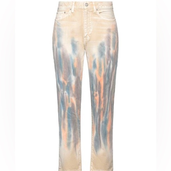 John Elliott - Straight Leg Crop Jean volcano dye size 25 NWT - Picture 2 of 9